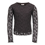 Kids Only - Leika lace top - Black coffee