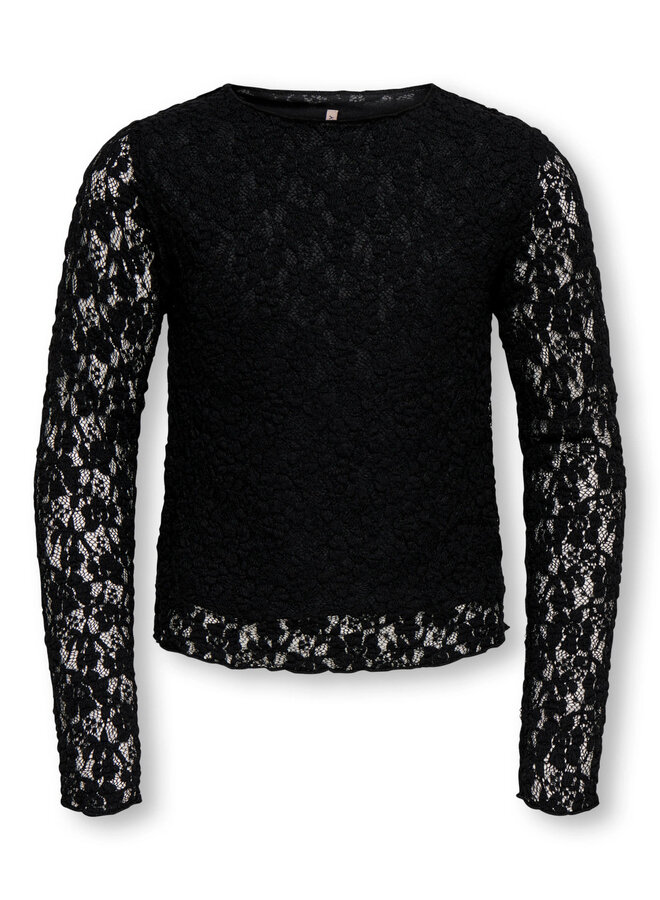 Kids Only - Leika lace top - Black