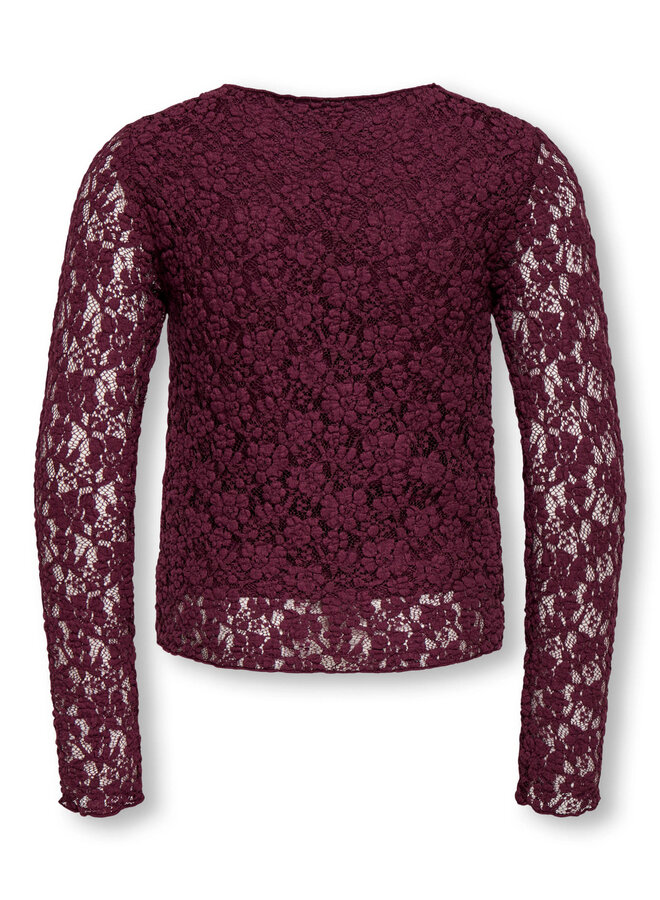 Kids Only - Leika lace top - Fig