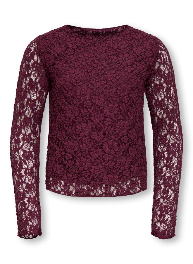 Kids Only - Leika lace top - Fig