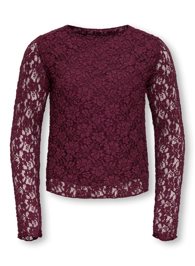 Leika lace top - Fig