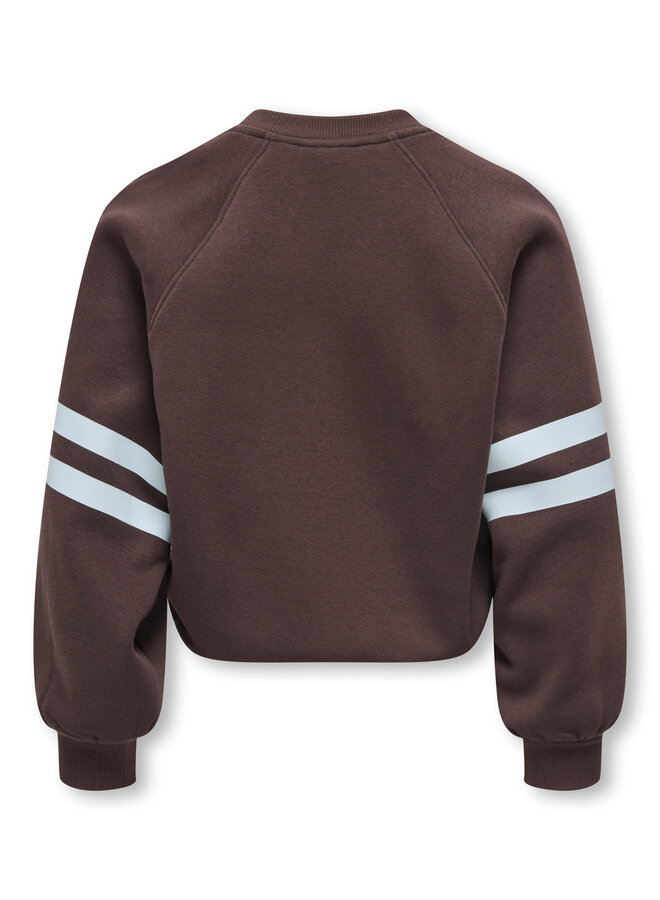 Kids Only - Coletta v-neck print sweat - Coffee bean club