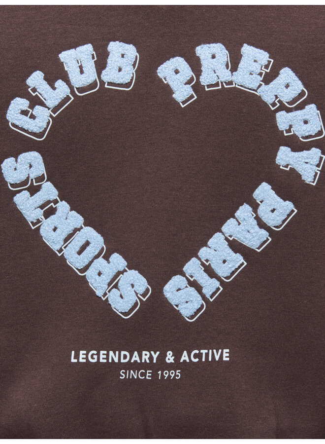Kids Only - Coletta v-neck print sweat - Coffee bean club