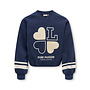 Kids Only - Coletta v-neck print sweat - Navy blazer love