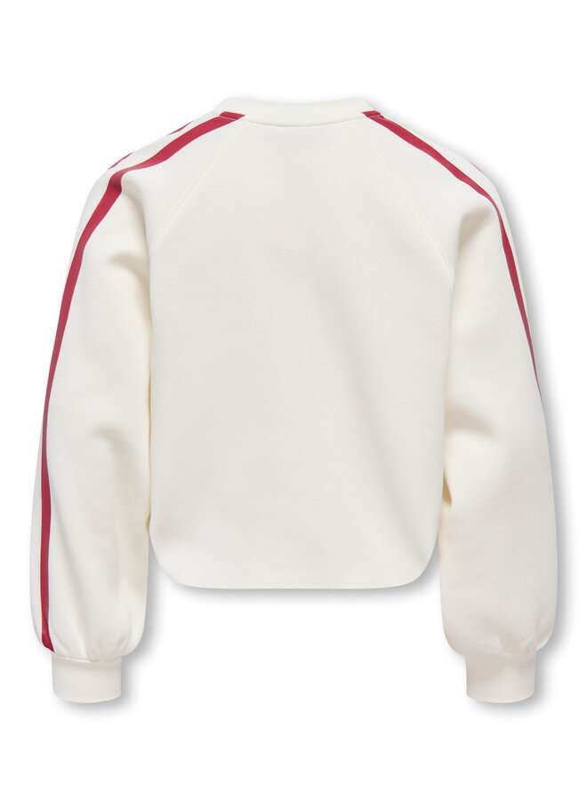 Kids Only - Coletta v-neck print sweat - Tofu heart