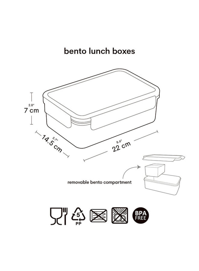 A Little Lovely Company - Bento lunch box - Voertuigen