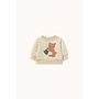 Tiny Cottons - Bear graphic baby sweatshirt - Sandstone