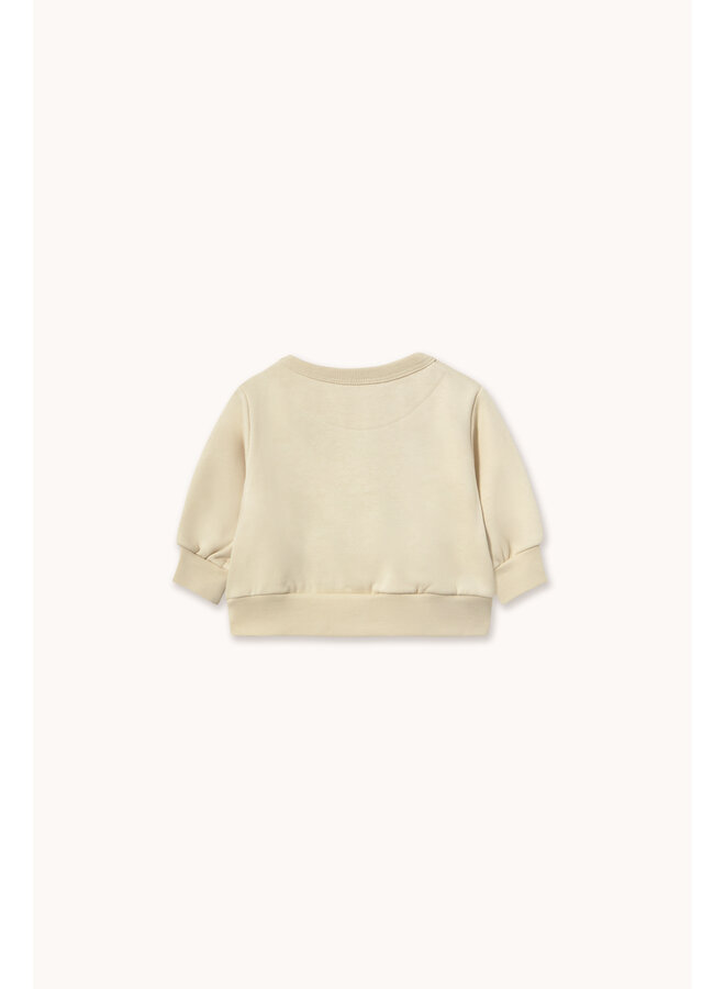 Tiny Cottons - Bear graphic baby sweatshirt - Sandstone
