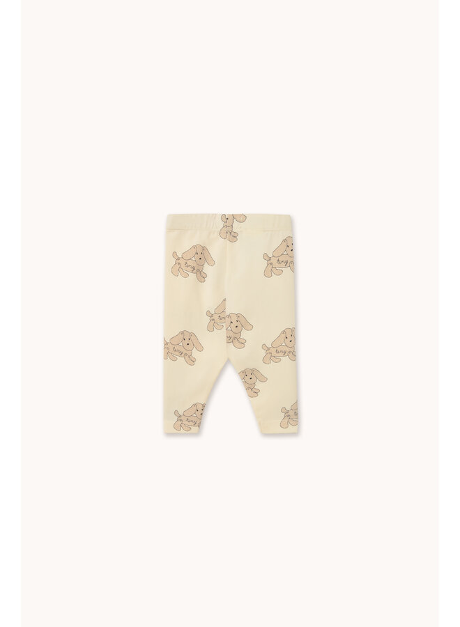 Tiny Cottons - Dogs baby leggings - Vanilla