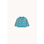 Tiny Cottons - Swans baby cardigan - Cyan