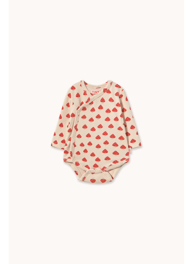 Mini mushrooms rib crossed body - Ivory