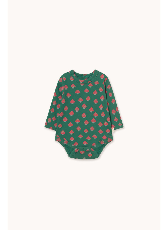 Mini mushrooms rib body - Dark green