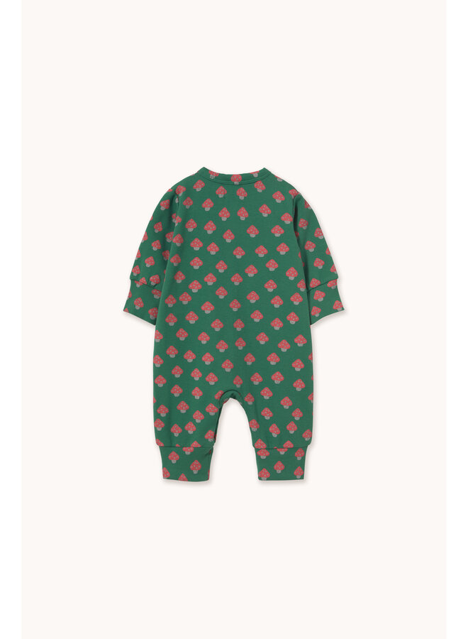 Tiny Cottons - Mini mushrooms rib one-piece - Dark green