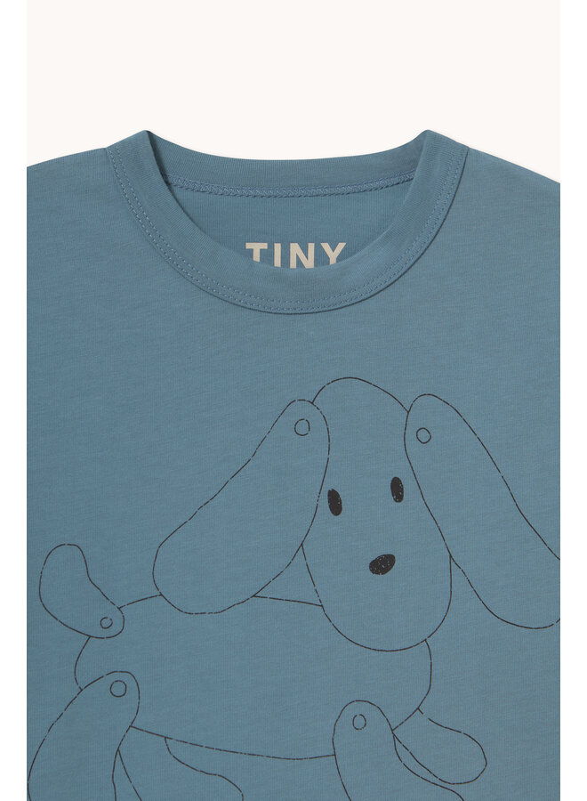 Tiny Cottons - Dog graphic tee - Stone