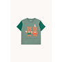 Tiny Cottons - Tiny tea room graphic tee - Teal