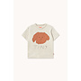 Tiny Cottons - Curly dog graphic tee - Cream heather