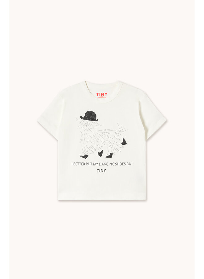 Dancing shoes graphic tee - Off-white