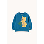 Tiny Cottons - Bear graphic sweatshirt - Petrol blue