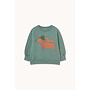 Tiny Cottons - Two dogs graphic sweatshirt - Teal