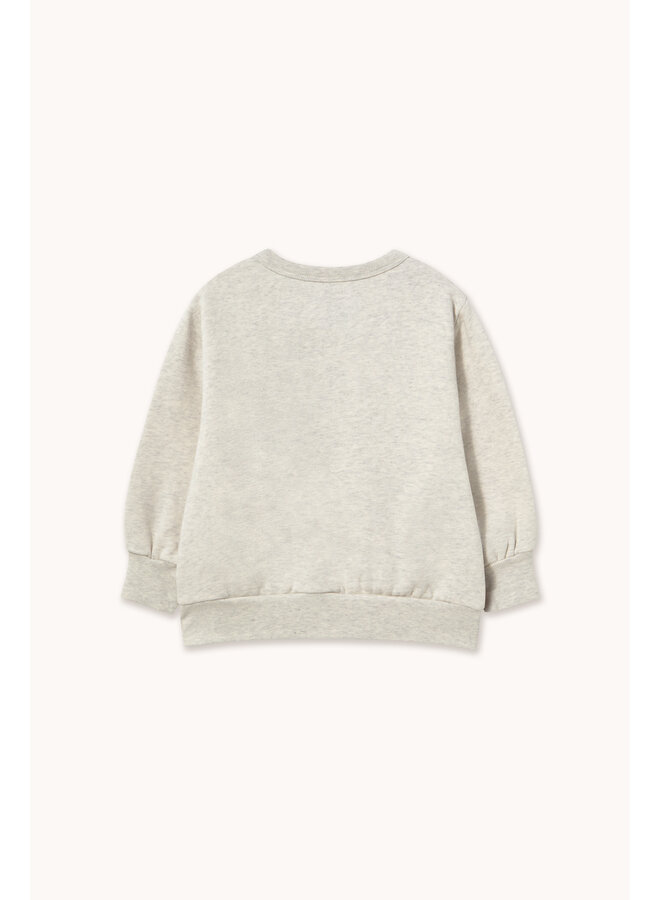 Tiny Cottons - Tiny tea room graphic sweatshirt - Cream heather