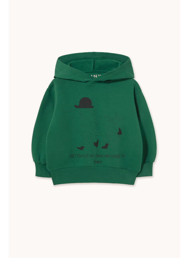 Tiny Cottons - Dancing shoes graphic hoodie - Dark green