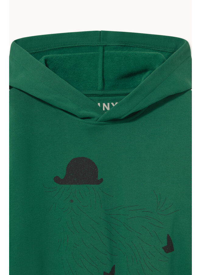 Tiny Cottons - Dancing shoes graphic hoodie - Dark green