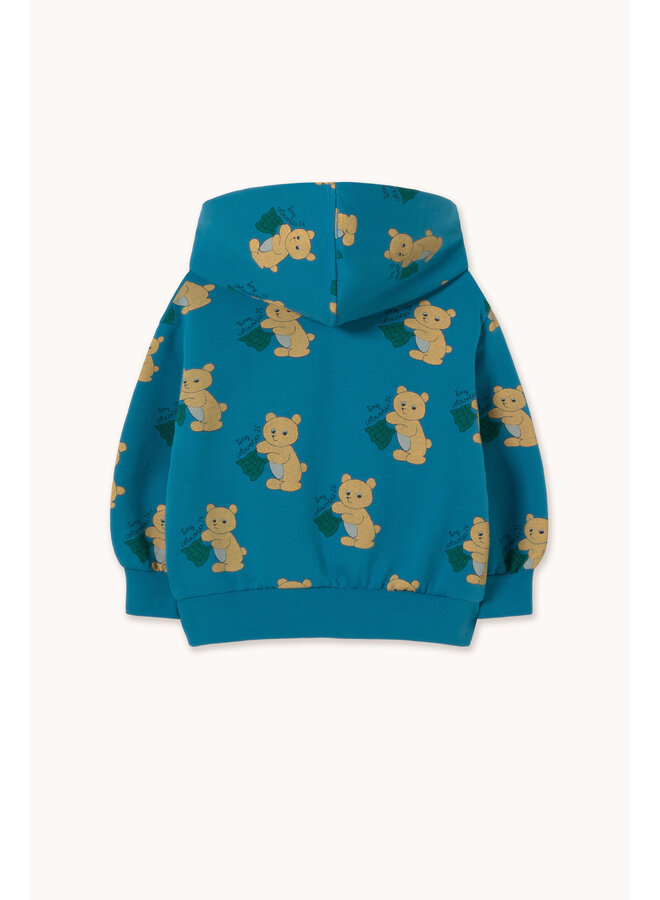 Tiny Cottons - Bears hoodie - Petrol blue