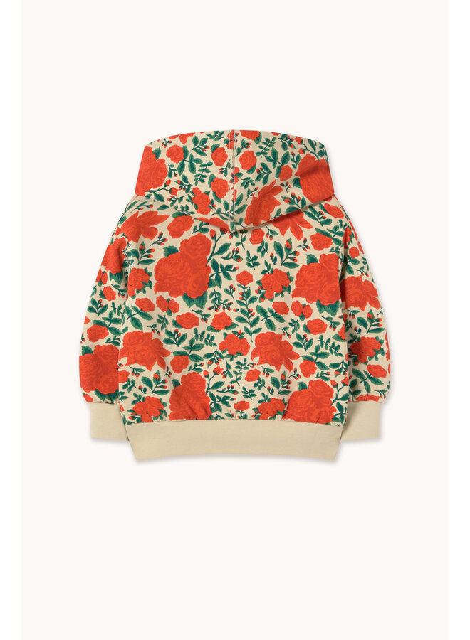 Tiny Cottons - Roses hoodie - Dark vanilla
