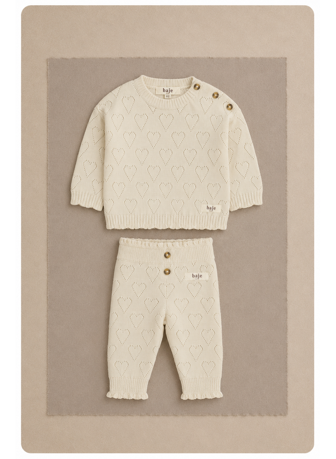 Baje Studio - Charlie legging - Creme oat