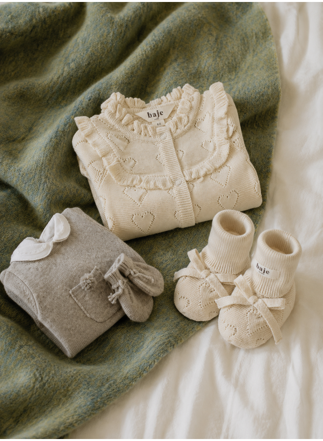 Baje Studio - Flo booties - Creme oat