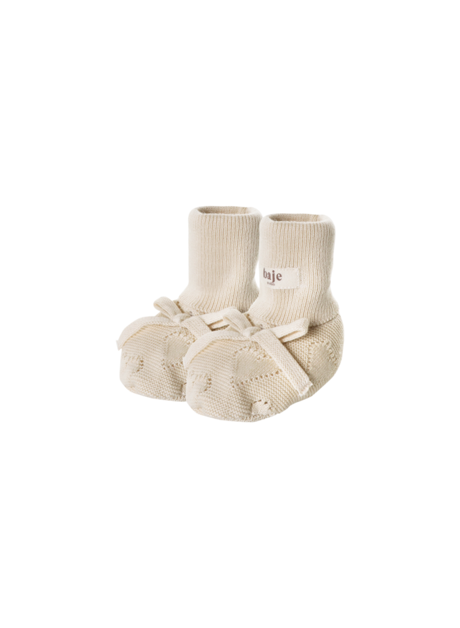 Flo booties - Creme oat