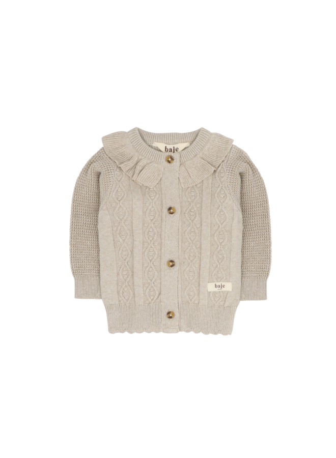Baje Studio - Serre cardigan - Beige