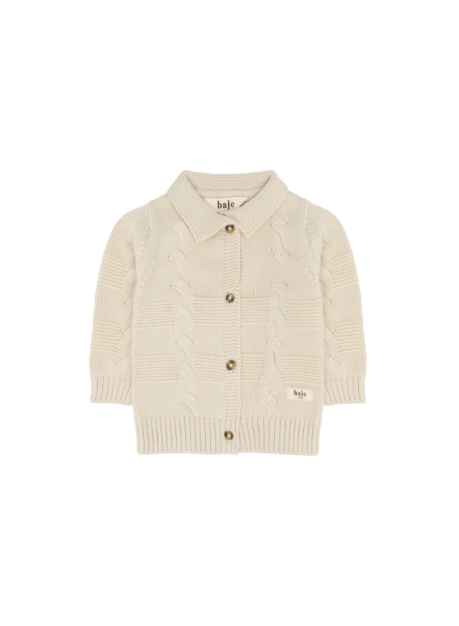 Noan cardigan - Creme oat