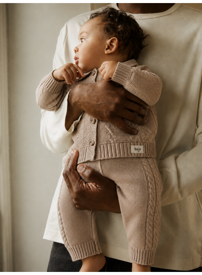 Baje Studio - Noan cardigan - Taupe