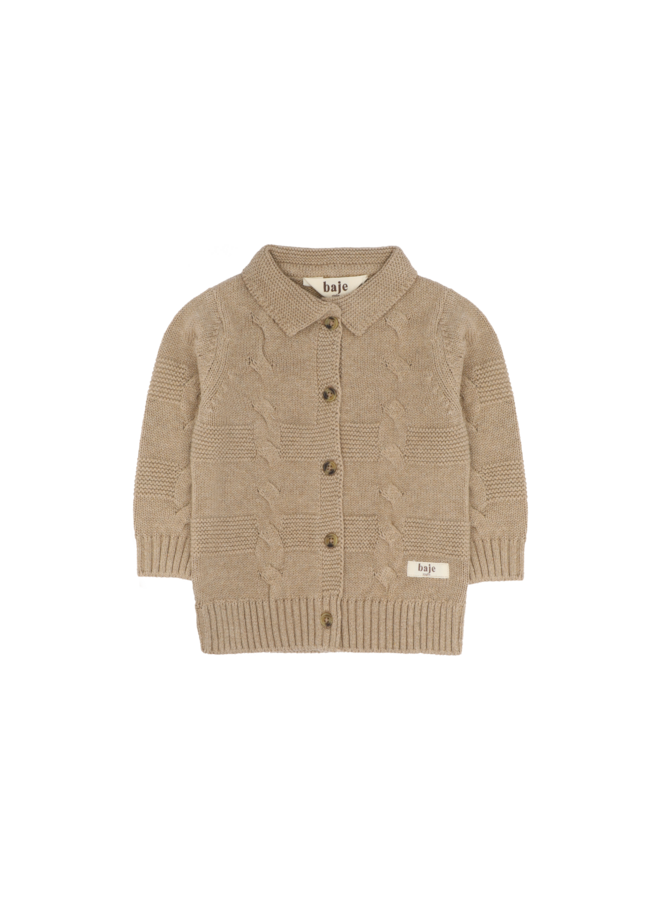 Baje Studio - Noan cardigan - Taupe