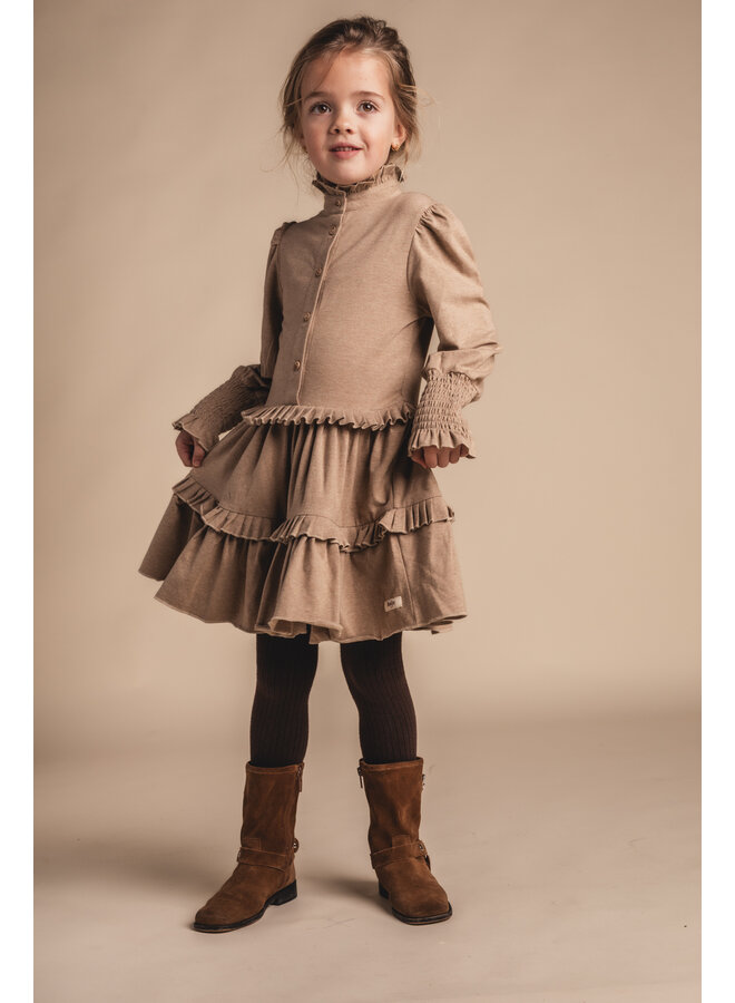 Baje Studio - Moule dress - Taupe light