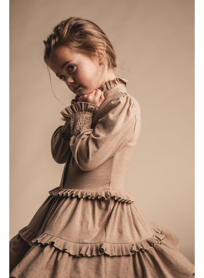 Baje Studio - Moule dress - Taupe light