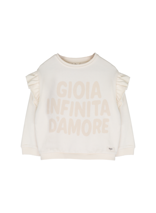 Baje Studio - Vena sweater - Creme oat