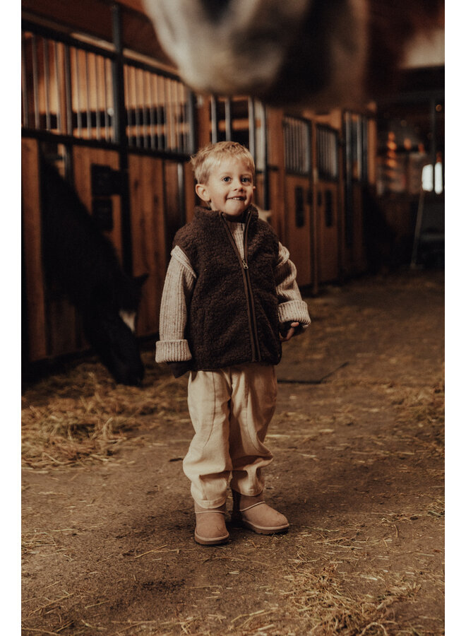 Baje Studio - Myso gilet - Brown choco
