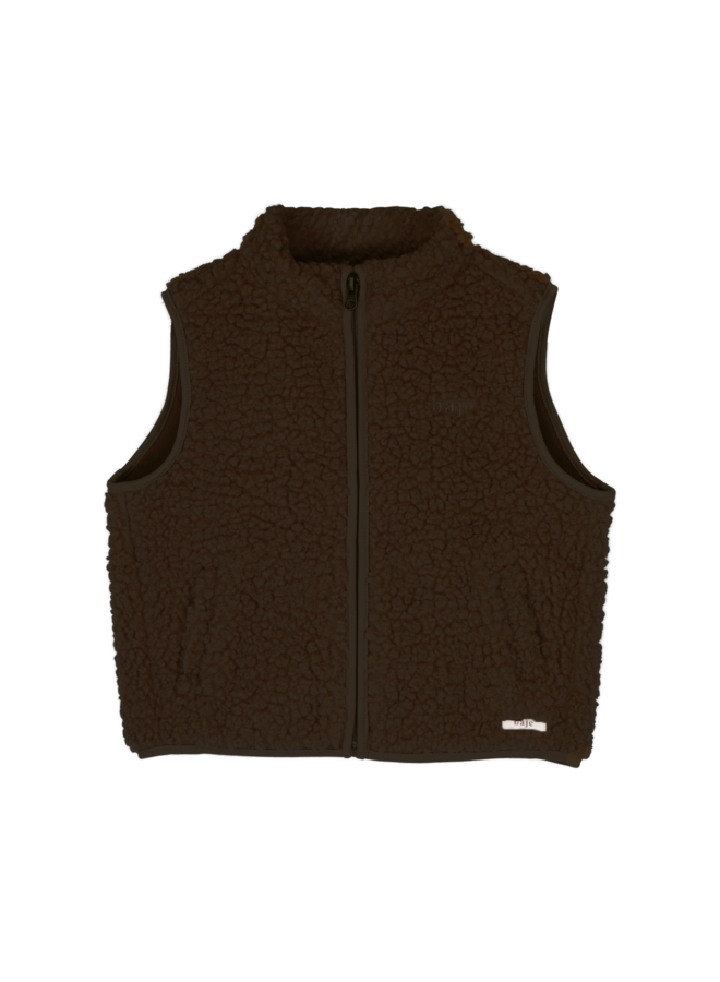 Baje Studio - Myso gilet - Brown choco