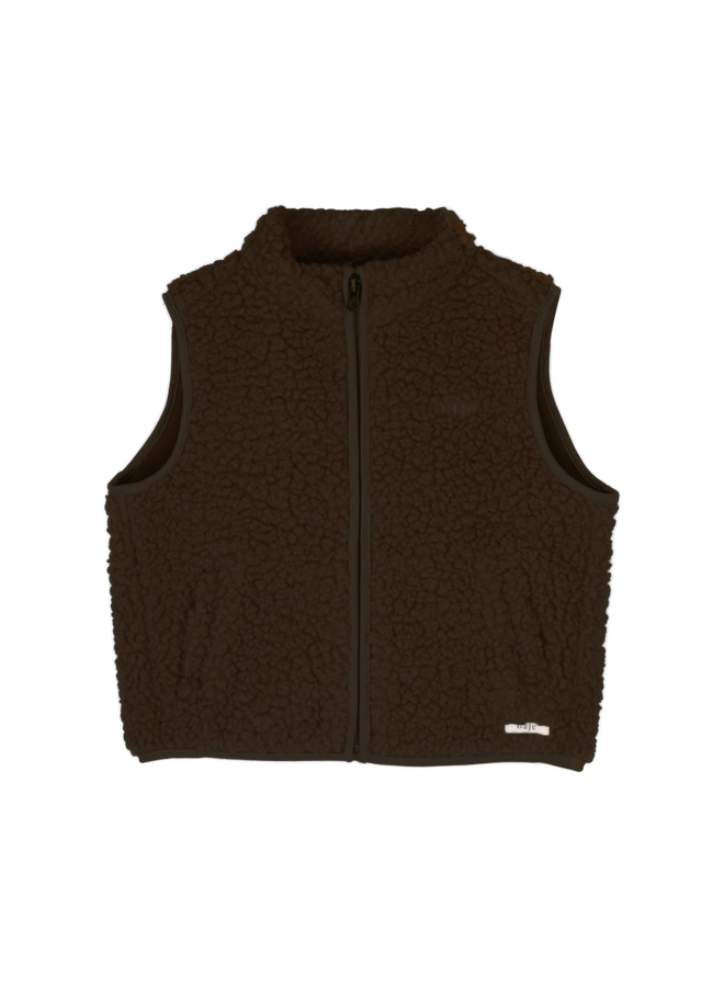 Myso gilet - Brown choco