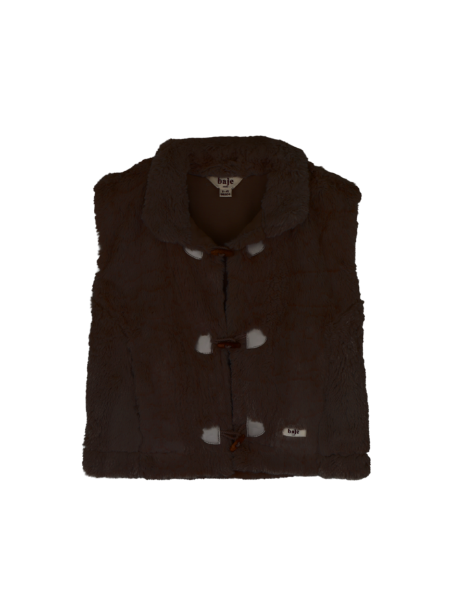 Baje Studio - Meddox gilet - Brown choco