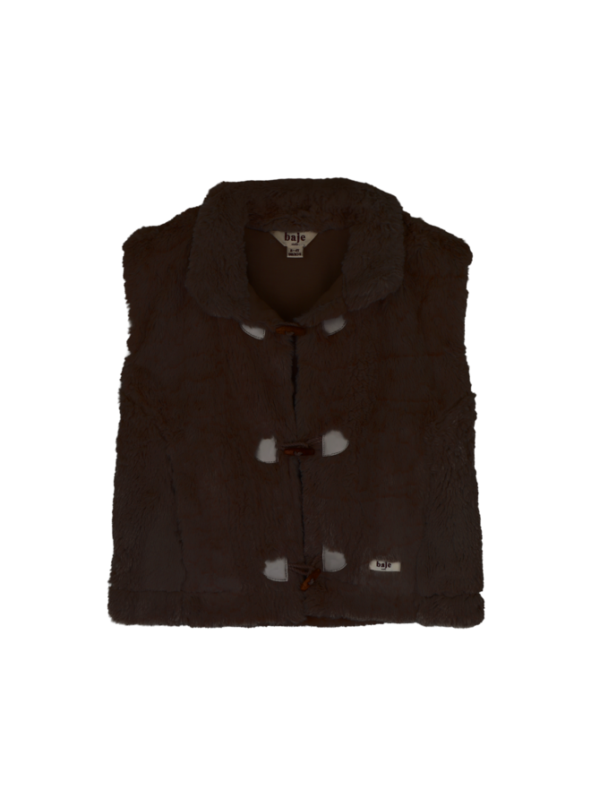 Meddox gilet - Brown choco