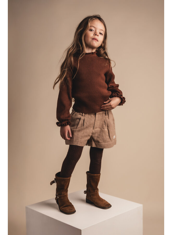 Baje Studio - Nula longsleeve - Copper brown