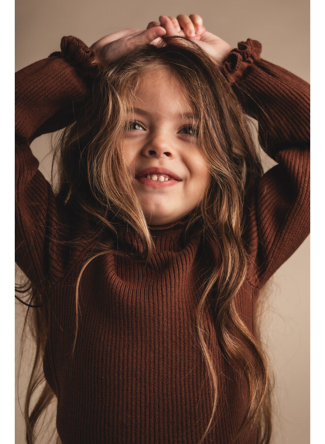 Baje Studio - Nula longsleeve - Copper brown