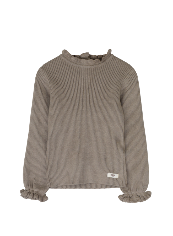 Baje Studio - Nula longsleeve - Taupe