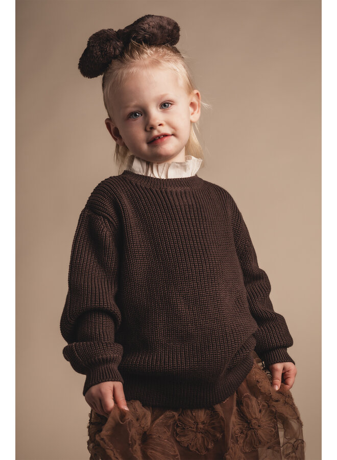 Baje Studio - Mai sweater - Brown choco