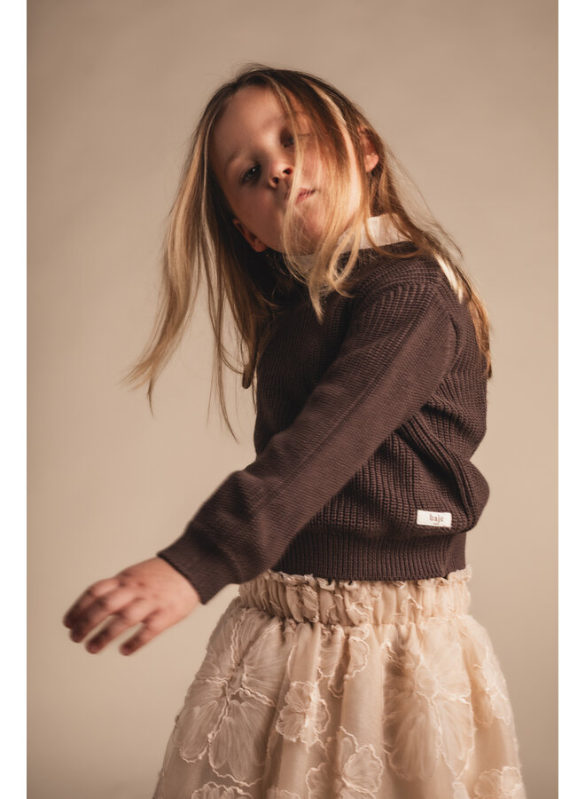 Baje Studio - Mai sweater - Brown choco