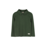Baje Studio - Nikolai longsleeve polo - Green agave