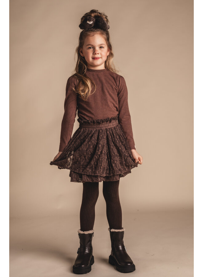 Baje Studio - Essie skirt - Brown choco